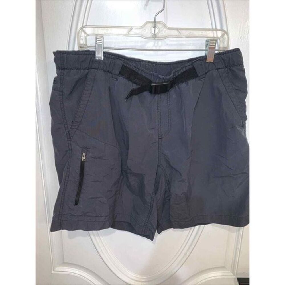 Koppen‎ Shorts Mens 38 Blue Plaid Cargo Pockets Cotton Poly Casual Normcore Logo